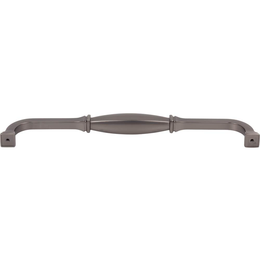 12'' Center-to-Center Brushed Pewter Audrey Appliance Handle
