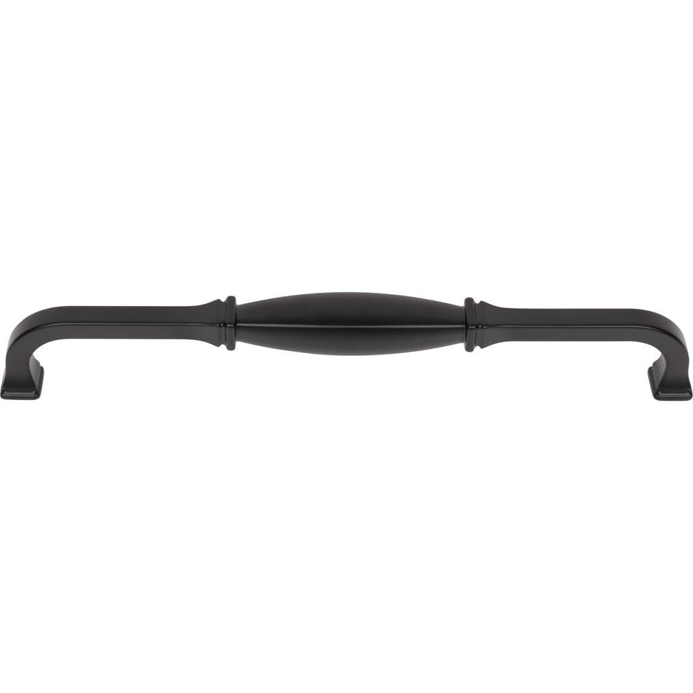18'' Center-to-Center Matte Black Audrey Appliance Handle