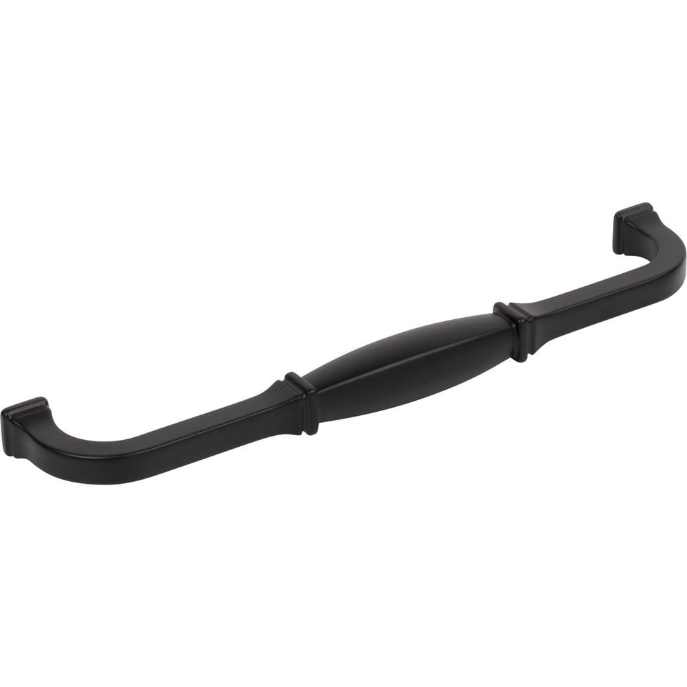 192 mm Center-to-Center Matte Black Audrey Cabinet Pull