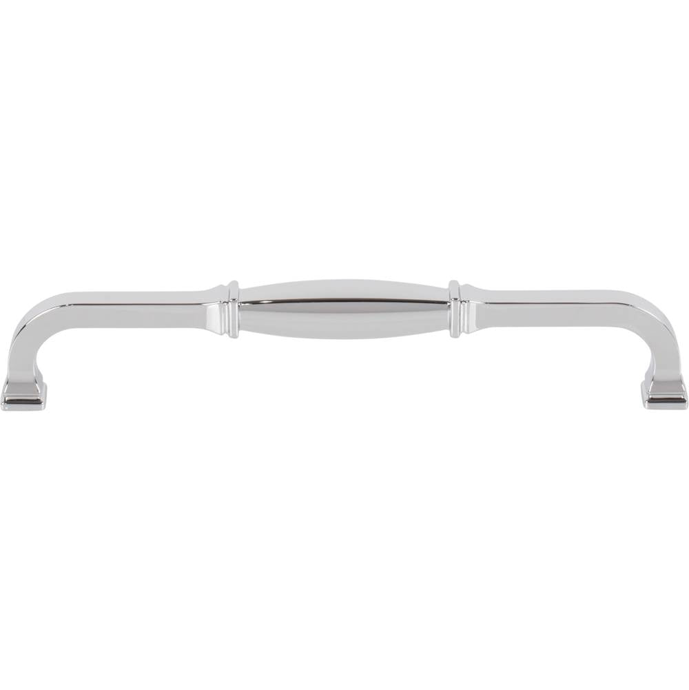 192 mm Center-to-Center Polished Chrome Audrey Cabinet Pull