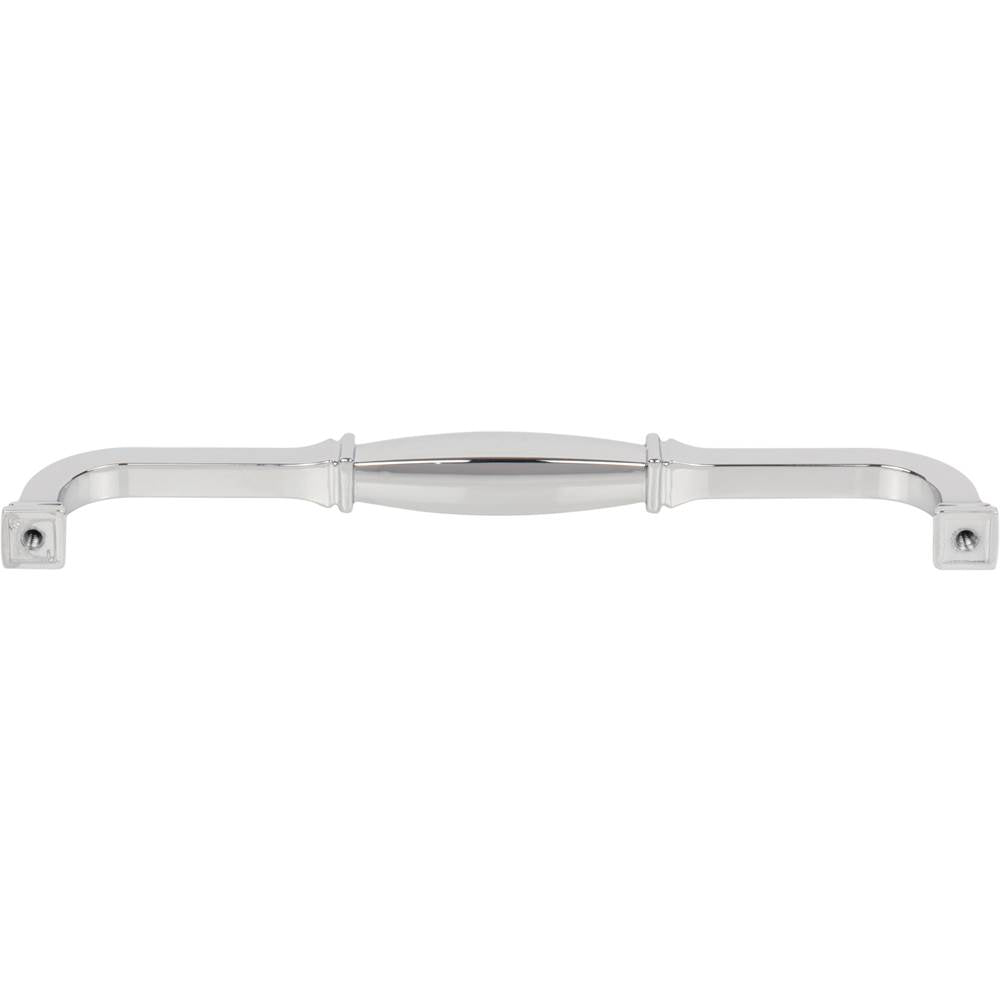 192 mm Center-to-Center Polished Chrome Audrey Cabinet Pull