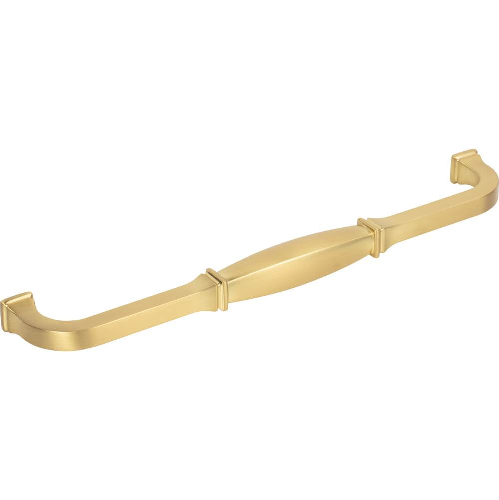 224 mm Center-to-Center Brushed Gold Audrey Cabinet Pull