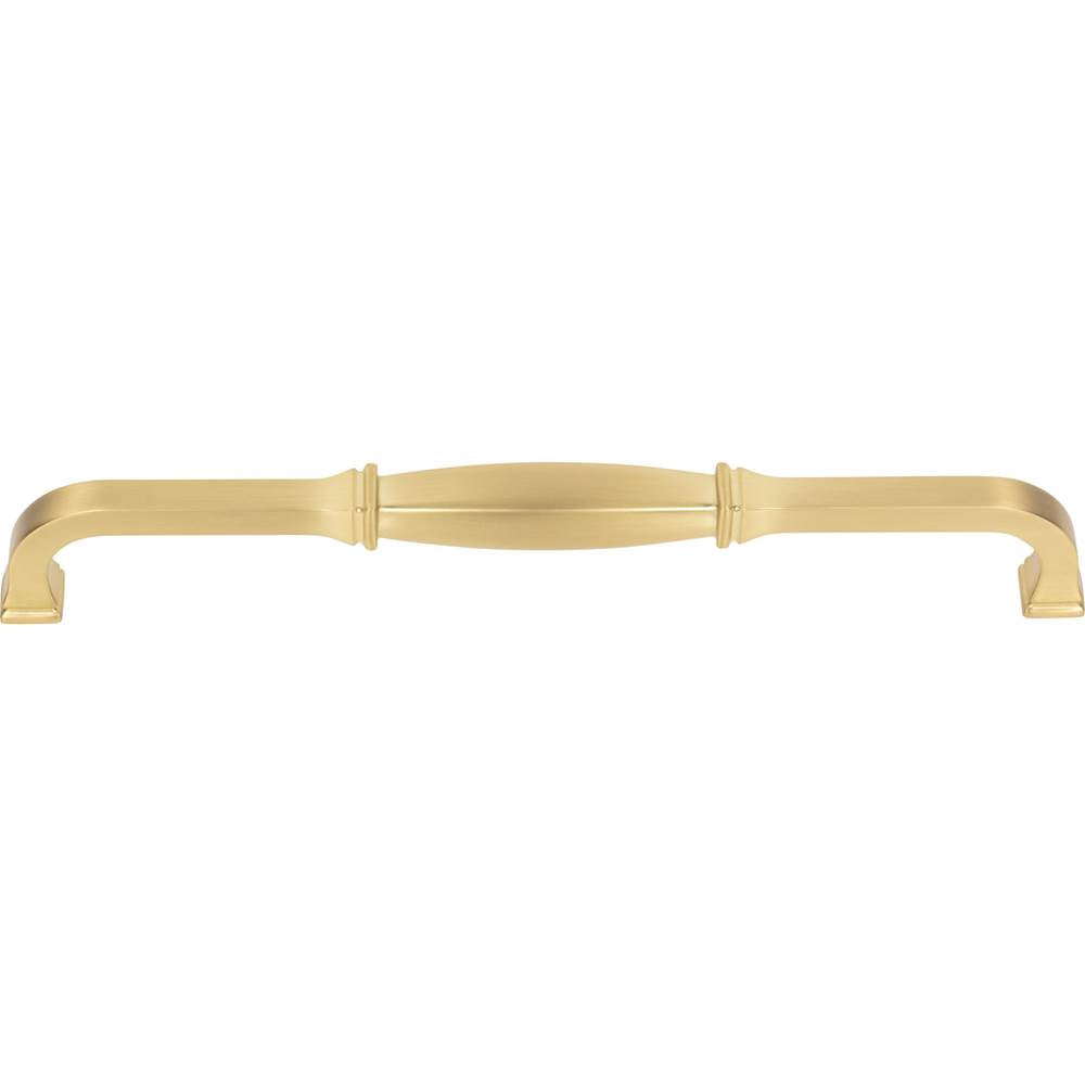 224 mm Center-to-Center Brushed Gold Audrey Cabinet Pull