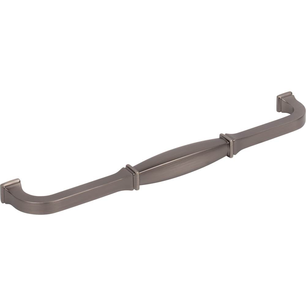 224 mm Center-to-Center Brushed Pewter Audrey Cabinet Pull