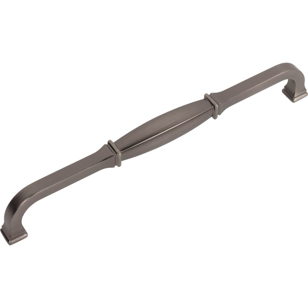 224 mm Center-to-Center Brushed Pewter Audrey Cabinet Pull