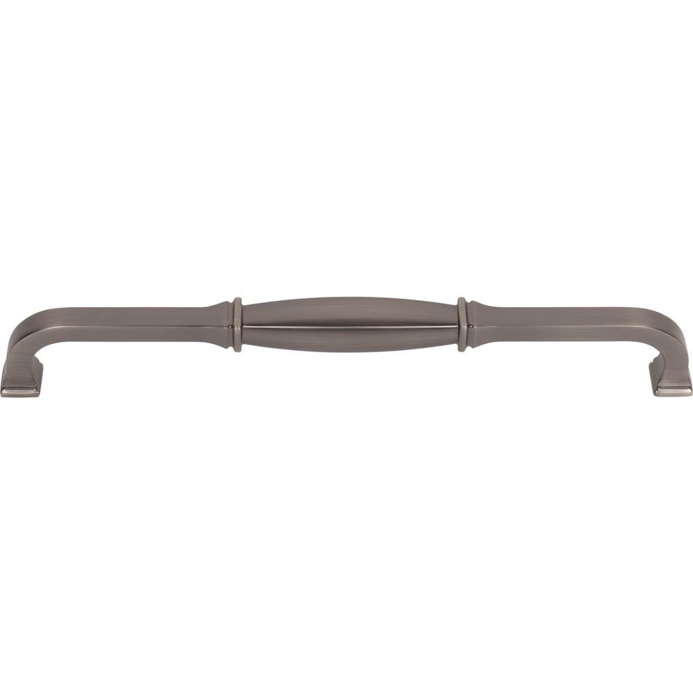 224 mm Center-to-Center Brushed Pewter Audrey Cabinet Pull