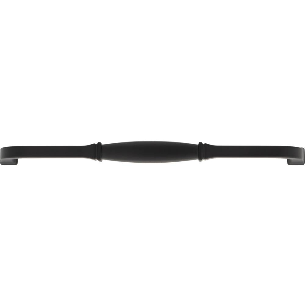 224 mm Center-to-Center Matte Black Audrey Cabinet Pull