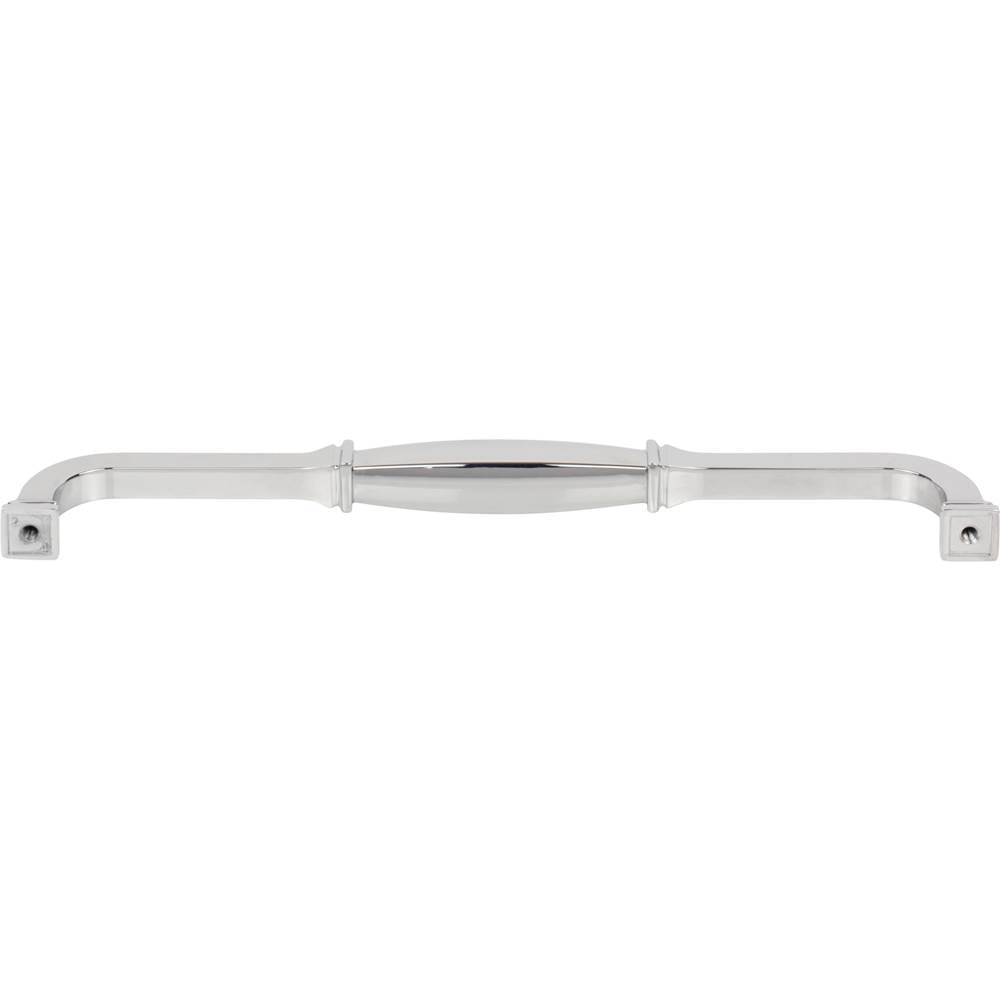 224 mm Center-to-Center Polished Chrome Audrey Cabinet Pull