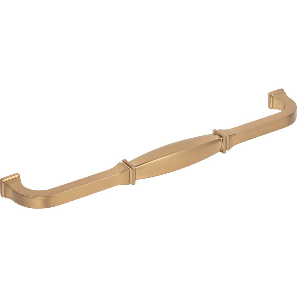 224 mm Center-to-Center Satin Bronze Audrey Cabinet Pull