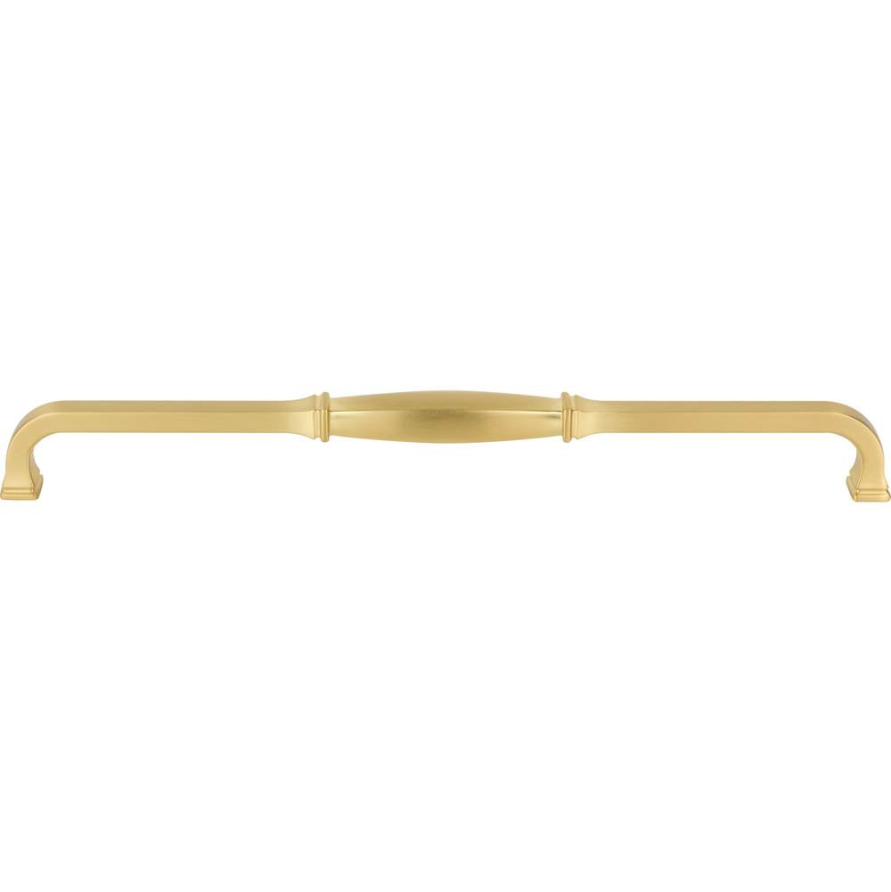 305 mm Center-to-Center Brushed Gold Audrey Cabinet Pull