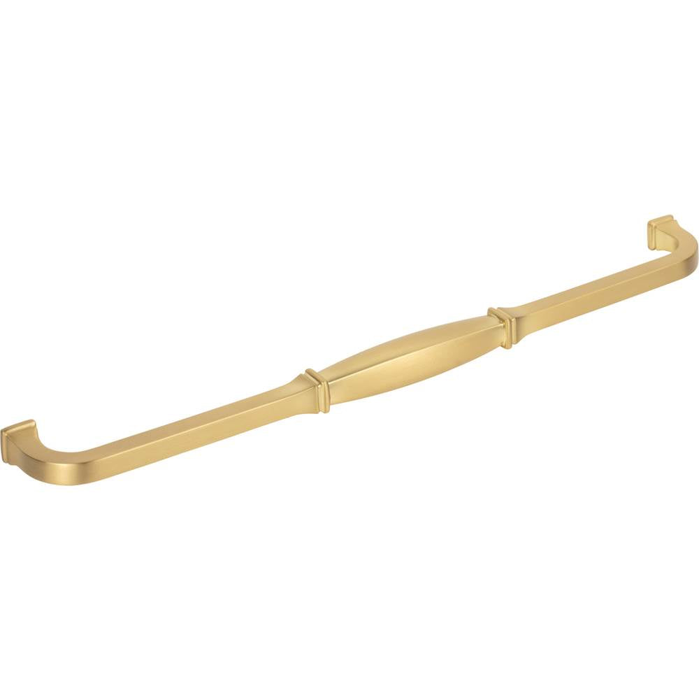 305 mm Center-to-Center Brushed Gold Audrey Cabinet Pull