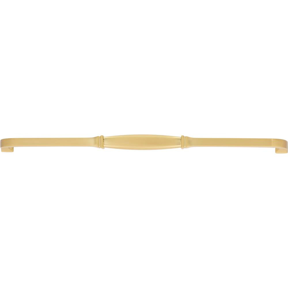 305 mm Center-to-Center Brushed Gold Audrey Cabinet Pull