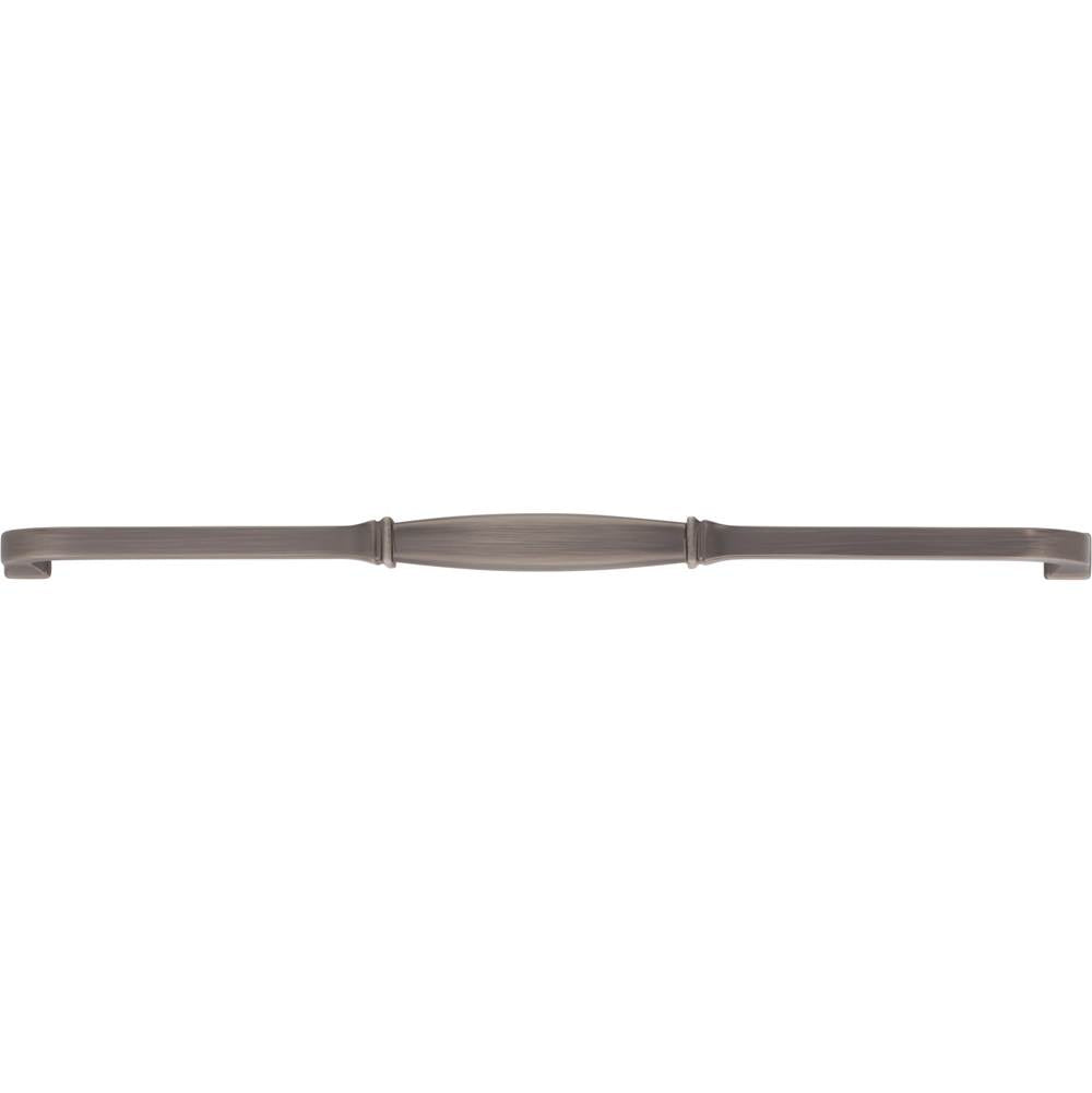 305 mm Center-to-Center Brushed Pewter Audrey Cabinet Pull