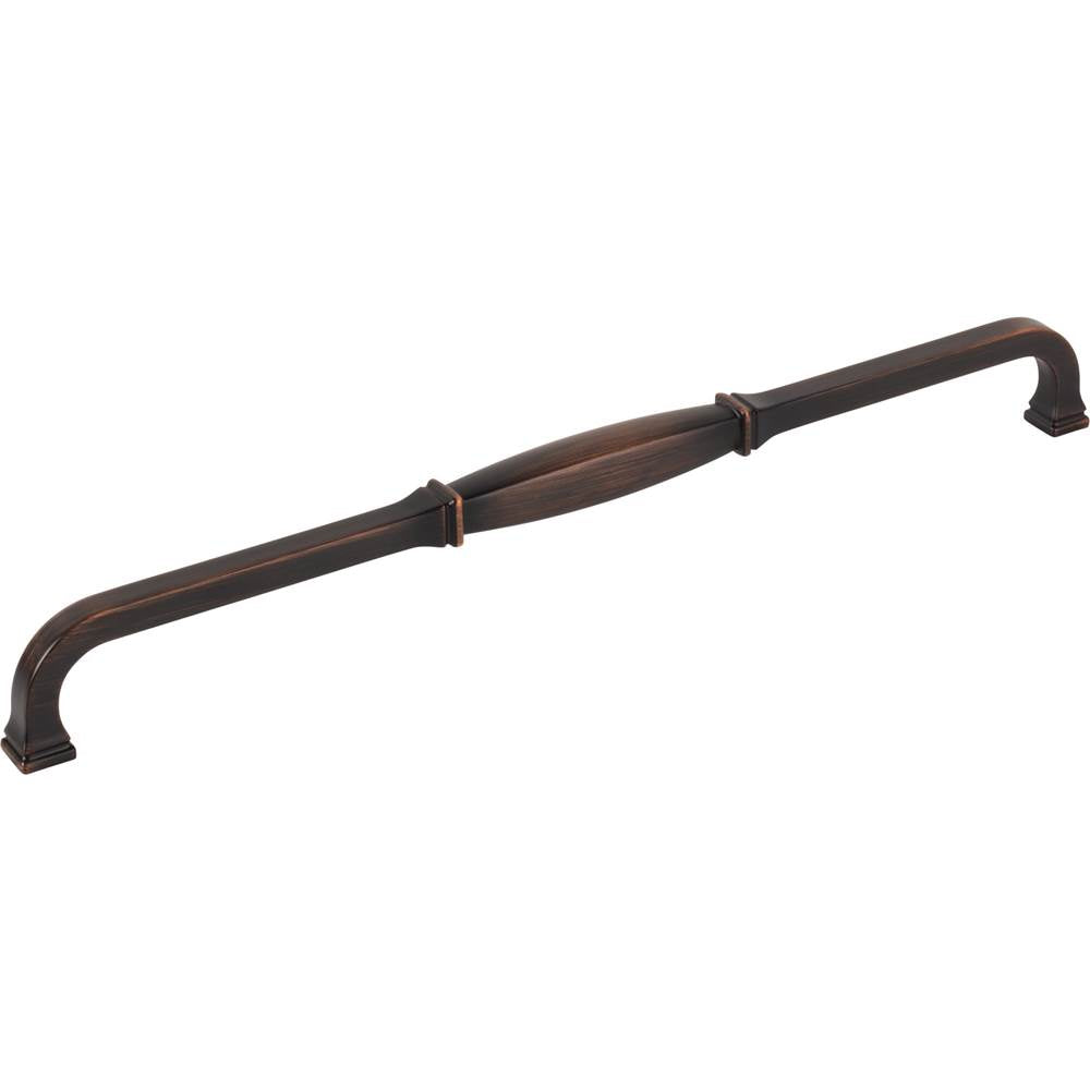 Jeffrey Alexander - 305 mm Center-to-Center Brushed Oil Rubbed Bronze Audrey Cabinet Pull - Brushed Oil Rubbed Bronze