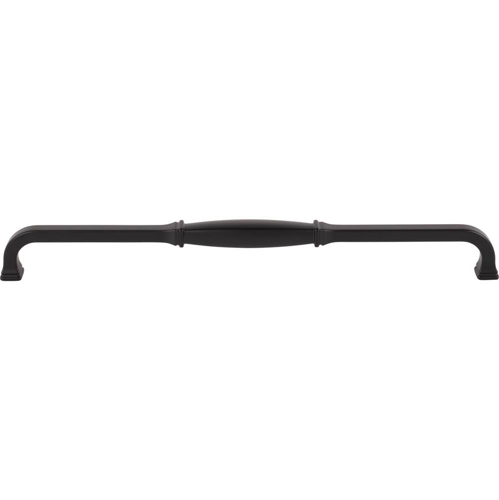 305 mm Center-to-Center Matte Black Audrey Cabinet Pull