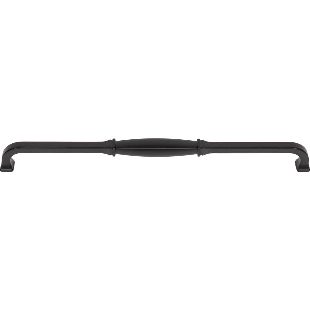 305 mm Center-to-Center Matte Black Audrey Cabinet Pull