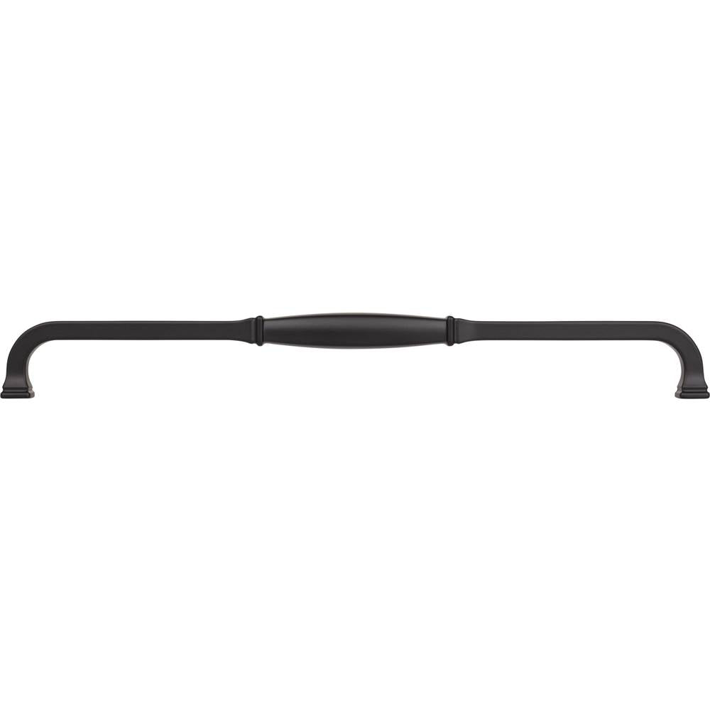 305 mm Center-to-Center Matte Black Audrey Cabinet Pull
