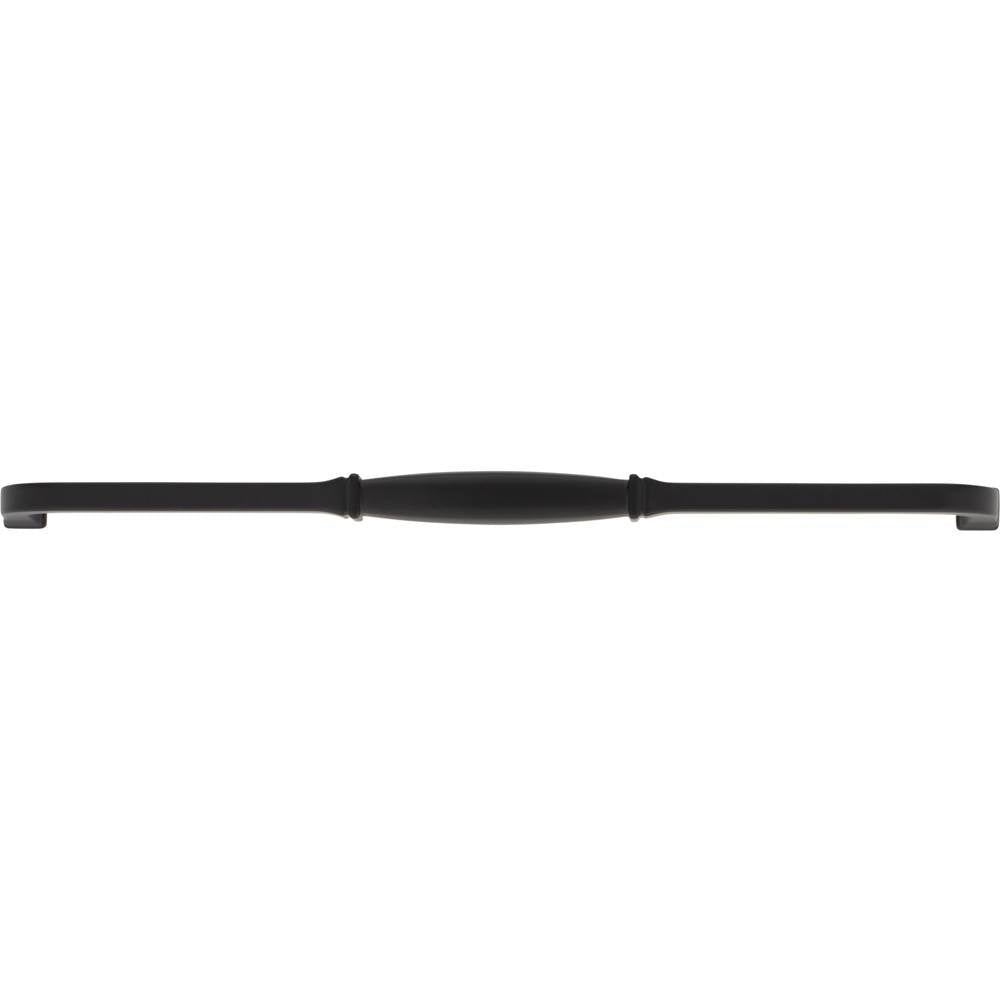 305 mm Center-to-Center Matte Black Audrey Cabinet Pull