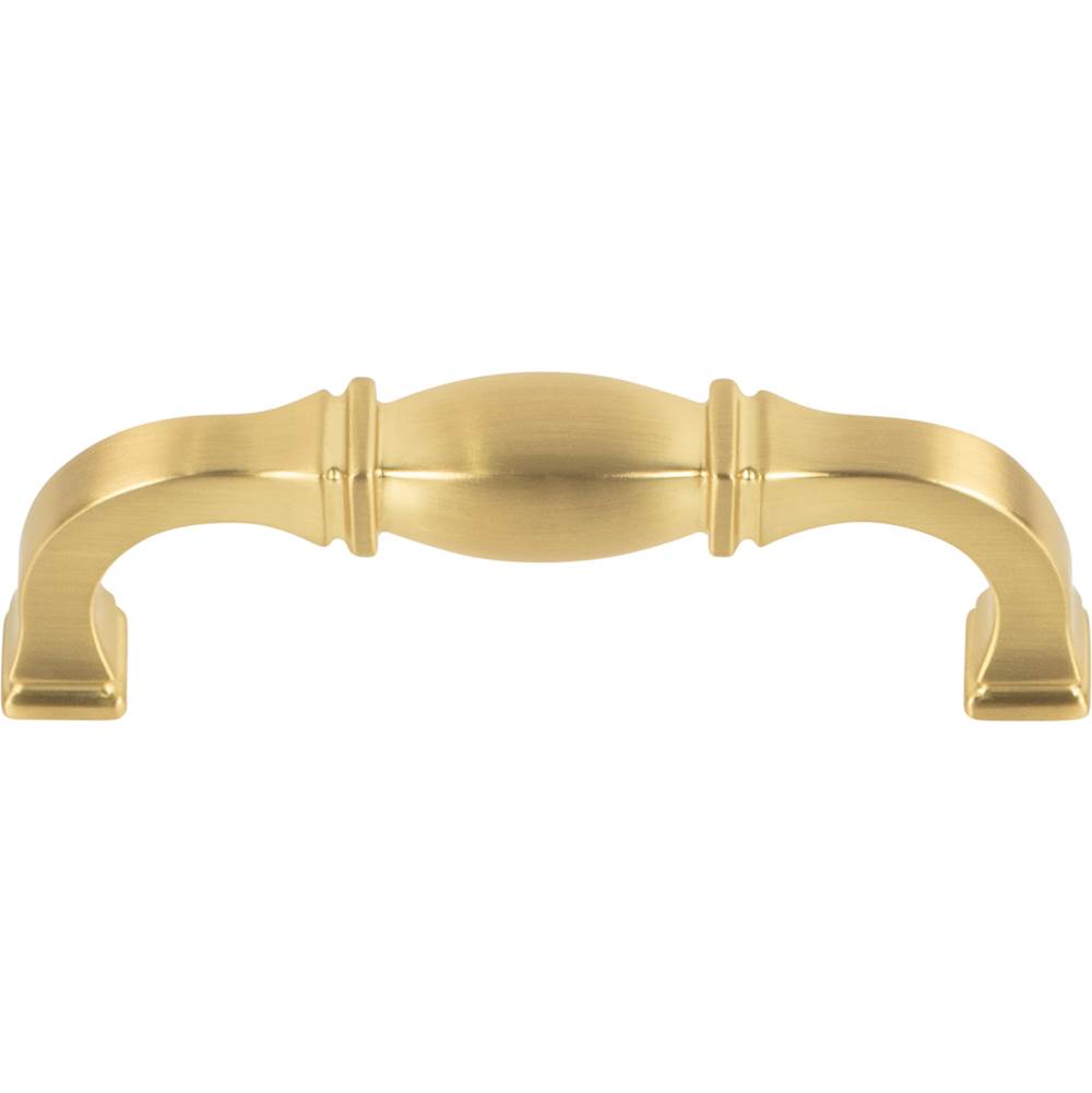 96 mm Center-to-Center Brushed Gold Audrey Cabinet Pull