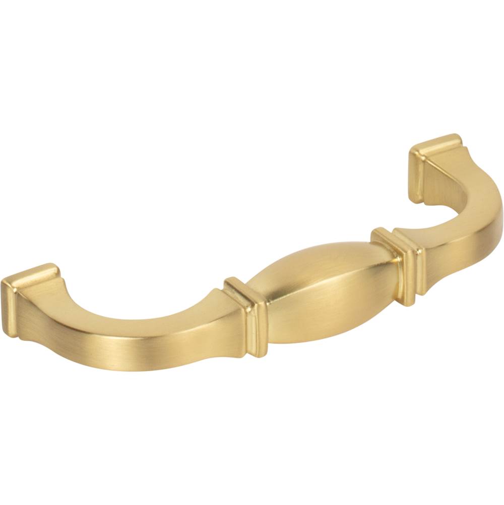96 mm Center-to-Center Brushed Gold Audrey Cabinet Pull