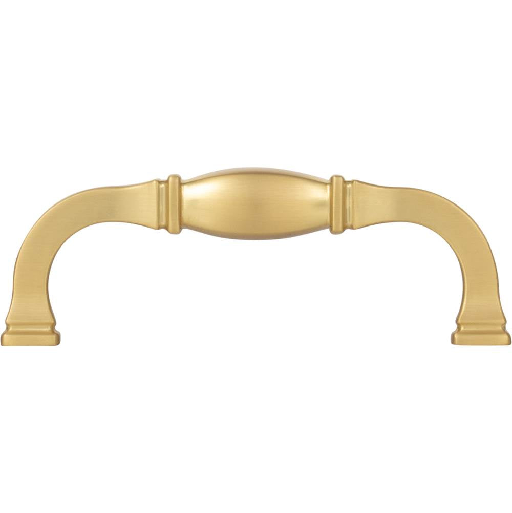 96 mm Center-to-Center Brushed Gold Audrey Cabinet Pull