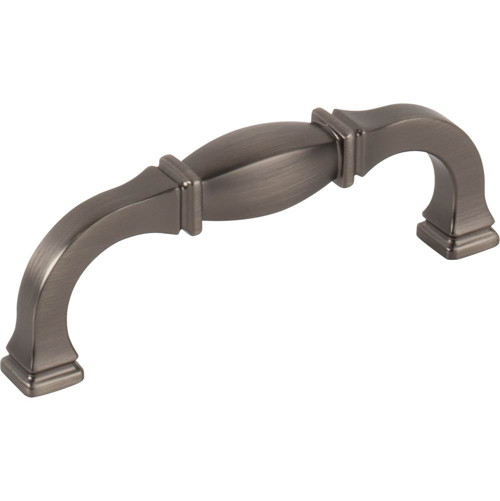 Jeffrey Alexander - 96 mm Center-to-Center Brushed Pewter Audrey Cabinet Pull - Brushed Pewter