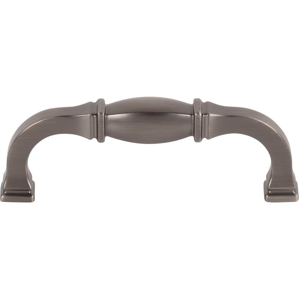 96 mm Center-to-Center Brushed Pewter Audrey Cabinet Pull