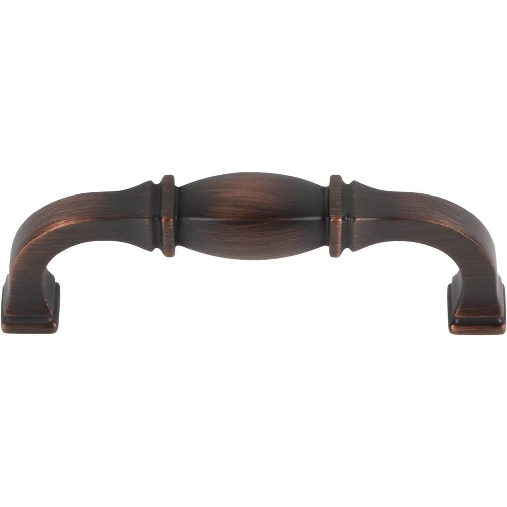 96 mm Center-to-Center Brushed Oil Rubbed Bronze Audrey Cabinet Pull
