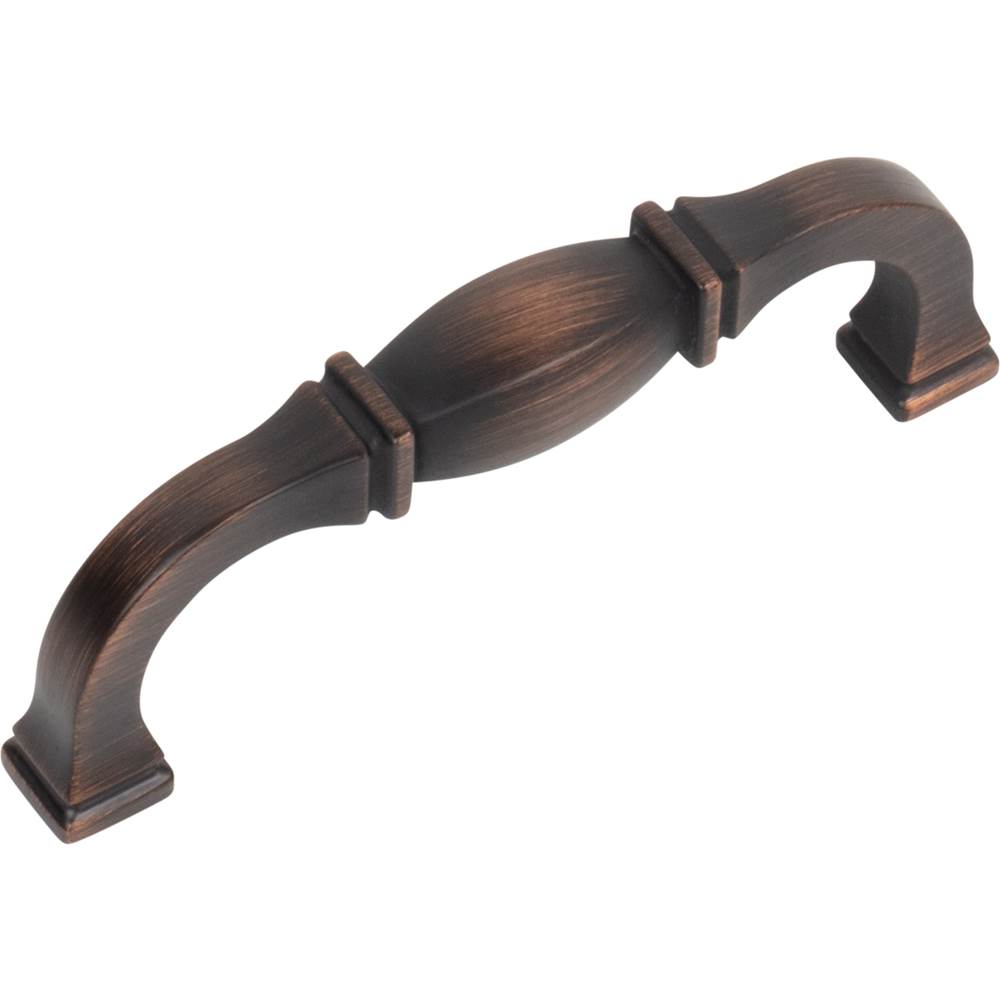 96 mm Center-to-Center Brushed Oil Rubbed Bronze Audrey Cabinet Pull