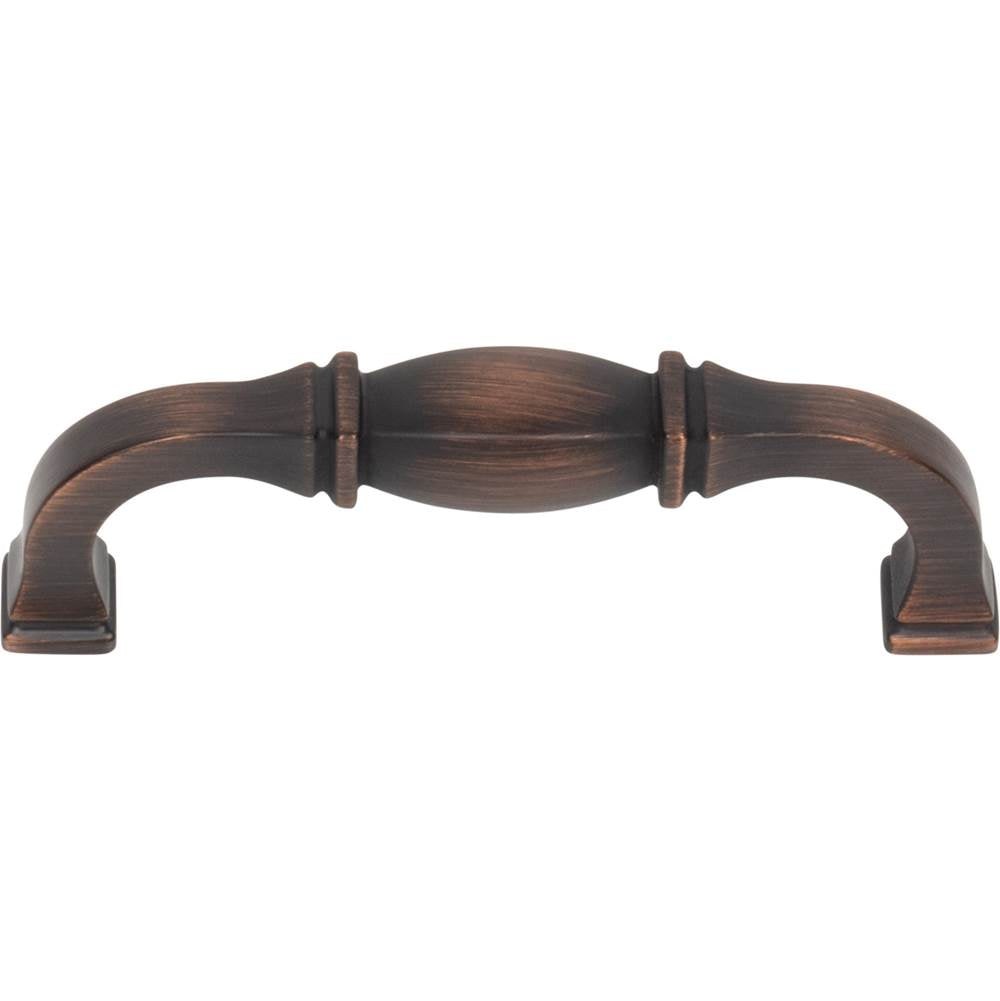 96 mm Center-to-Center Brushed Oil Rubbed Bronze Audrey Cabinet Pull
