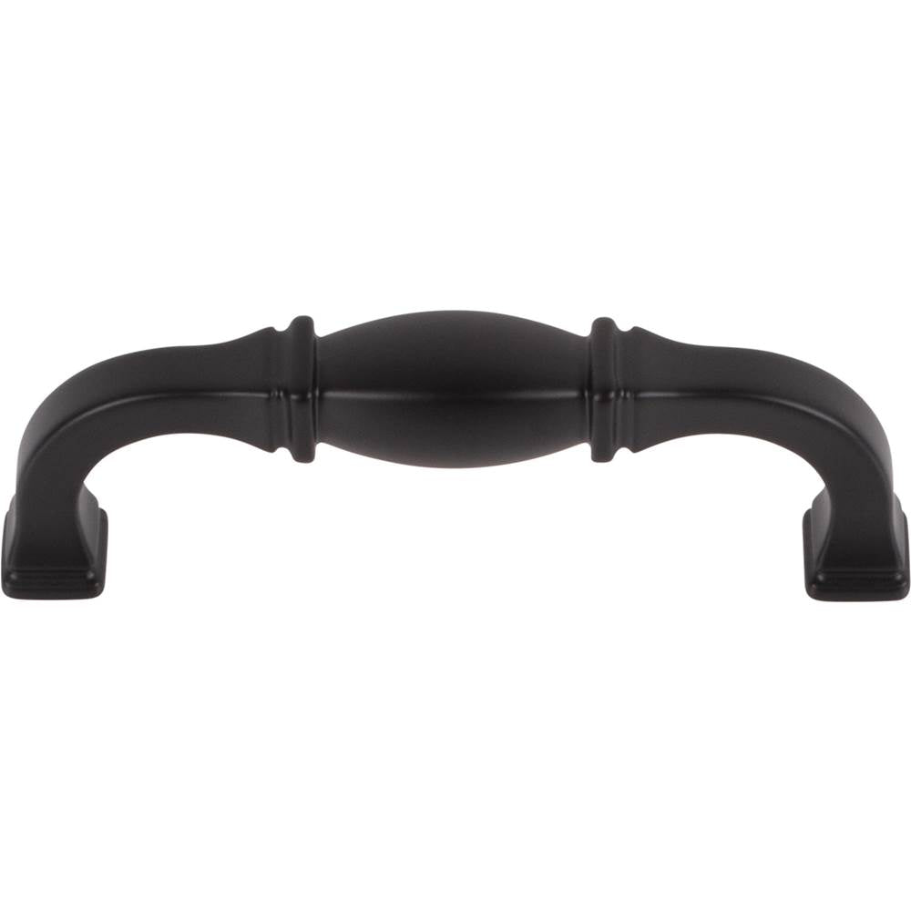 96 mm Center-to-Center Matte Black Audrey Cabinet Pull