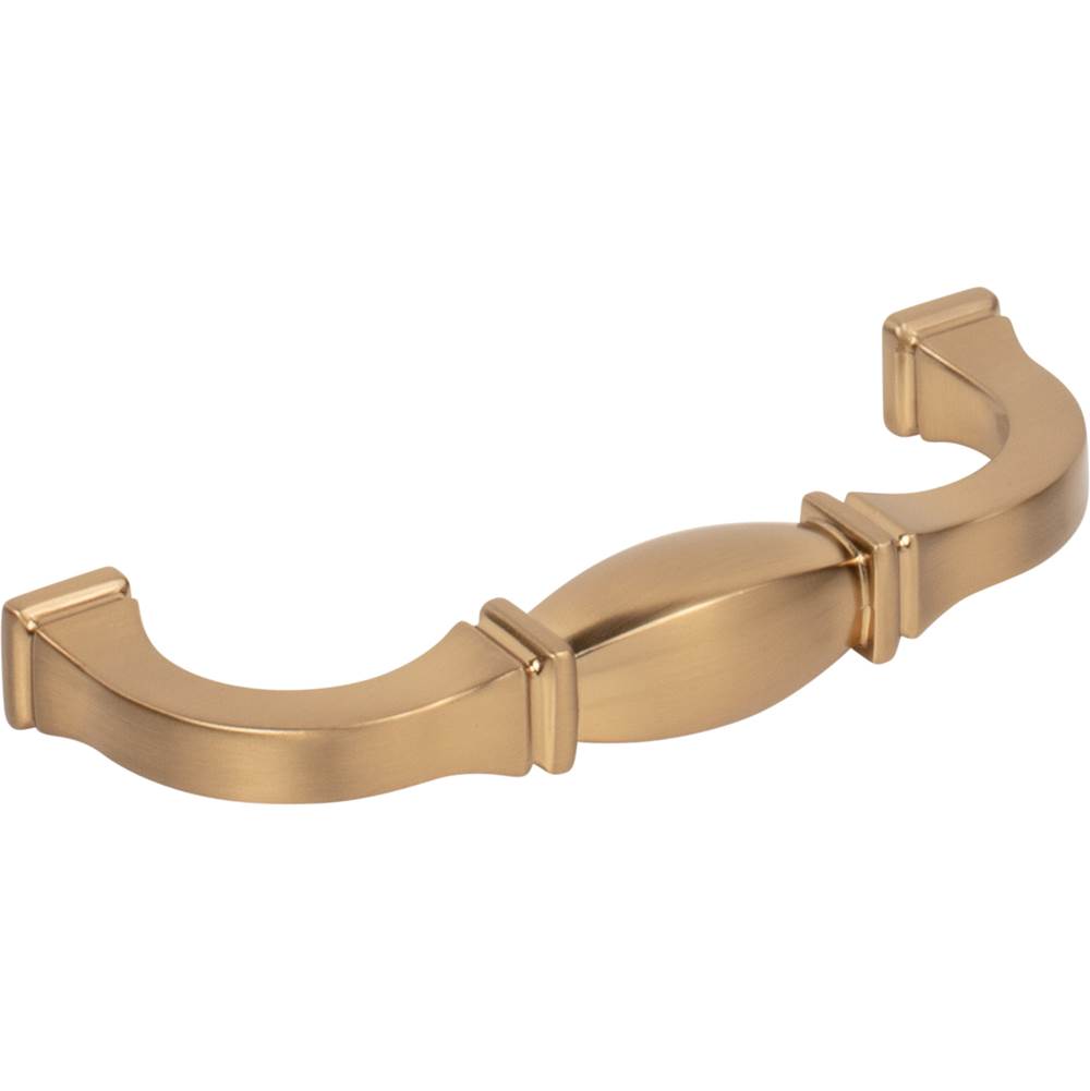 96 mm Center-to-Center Satin Bronze Audrey Cabinet Pull