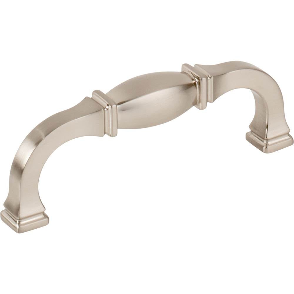 Jeffrey Alexander - 96 mm Center-to-Center Satin Nickel Audrey Cabinet Pull - Satin Nickel