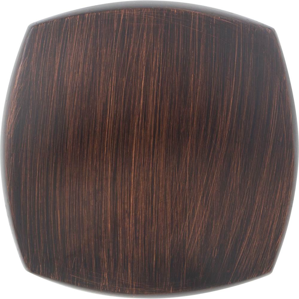 1-3/8'' Overall Length Brushed Oil Rubbed Bronze Square Audrey Cabinet Knob