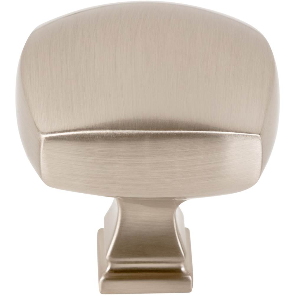 1-3/8'' Overall Length Satin Nickel Square Audrey Cabinet Knob