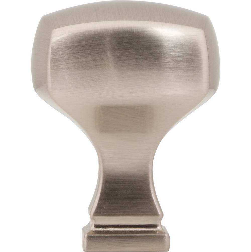 1-1/8'' Overall Length Satin Nickel Square Audrey Cabinet Knob