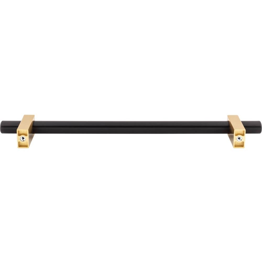 12'' Center-to-Center Brushed Gold Larkin Appliance Pull