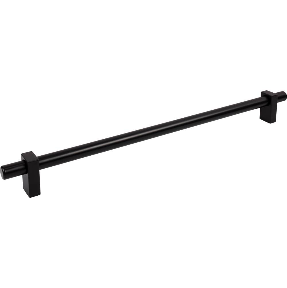 Jeffrey Alexander - 18'' Center-to-Center Matte Black Larkin Appliance Pull - Matte Black