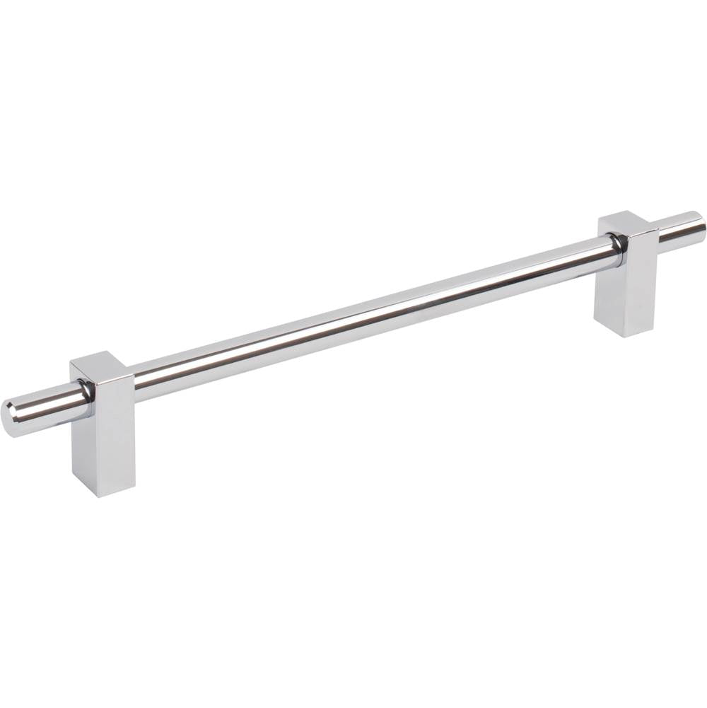 Jeffrey Alexander - 192 mm Center-to-Center Polished Chrome Larkin Cabinet Bar Pull - Polished Chrome