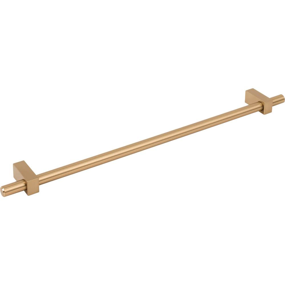 305 mm Center-to-Center Brushed Gold Larkin Cabinet Bar Pull