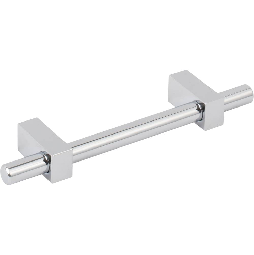 96 mm Center-to-Center Brushed Gold Larkin Cabinet Bar Pull