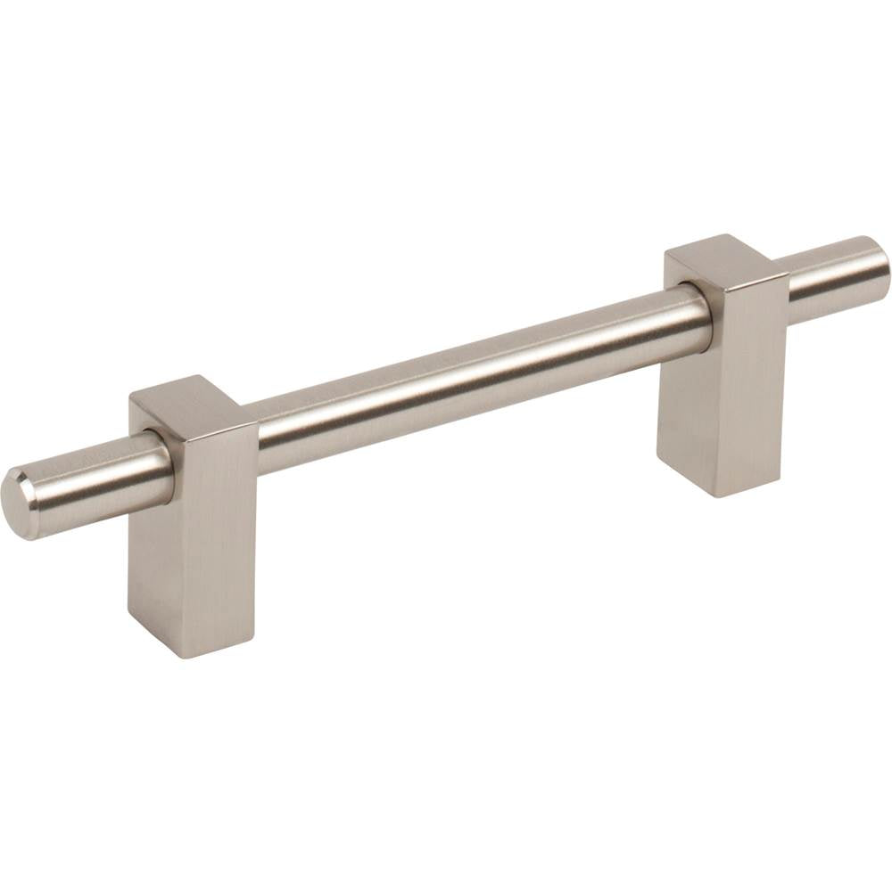 Jeffrey Alexander - 96 mm Center-to-Center Satin Nickel Larkin Cabinet Bar Pull - Satin Nickel