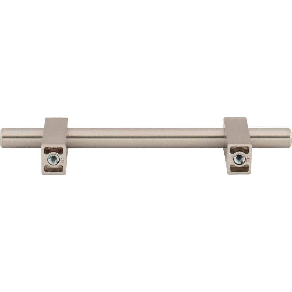 96 mm Center-to-Center Brushed Gold Larkin Cabinet Bar Pull