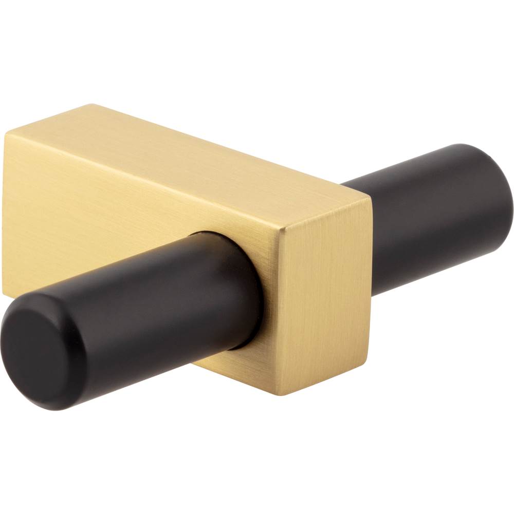 2-3/8'' Overall Length Brushed Gold Larkin ''T'' Knob