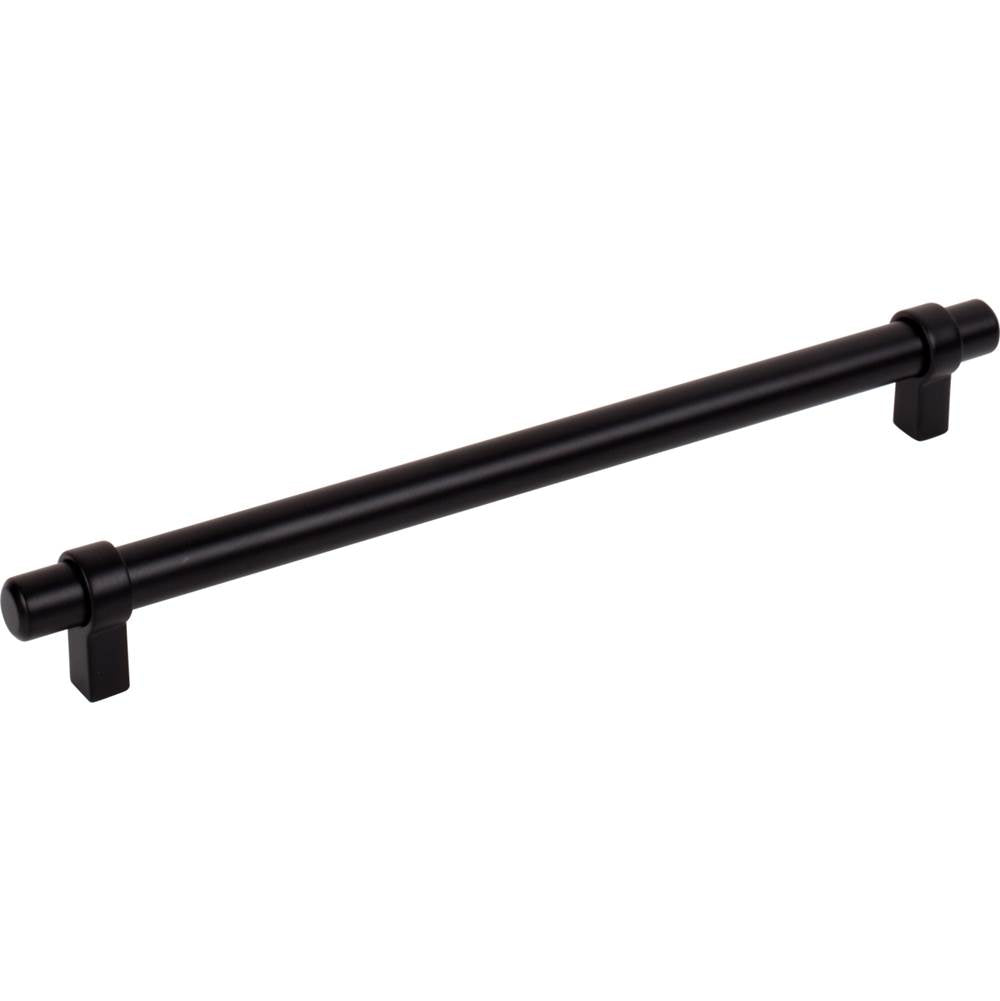 Jeffrey Alexander - 224 mm Center-to-Center Matte Black Key Grande Cabinet Bar Pull - Matte Black
