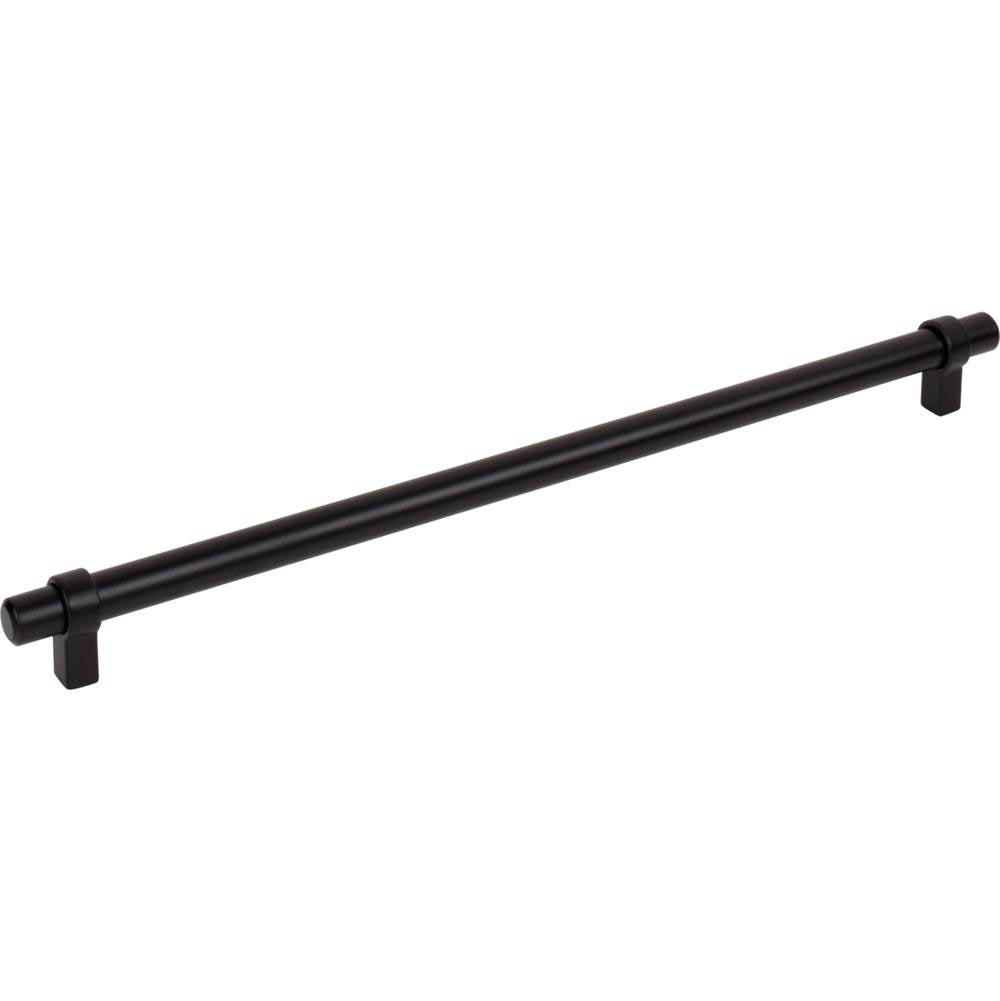 Jeffrey Alexander - 319 mm Center-to-Center Matte Black Key Grande Cabinet Bar Pull - Matte Black