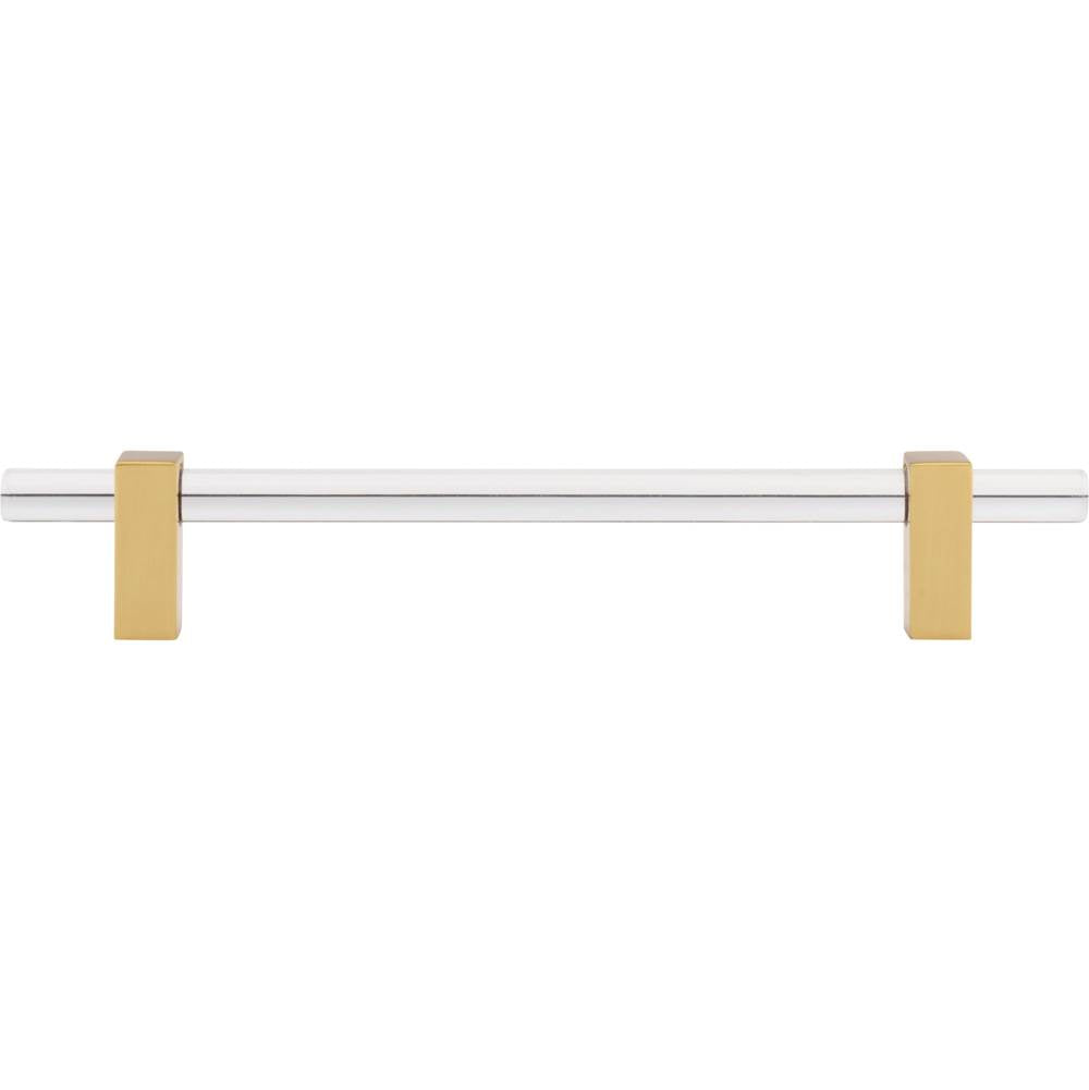 160 mm Center-to-Center Brushed Gold Spencer Cabinet Bar Pull