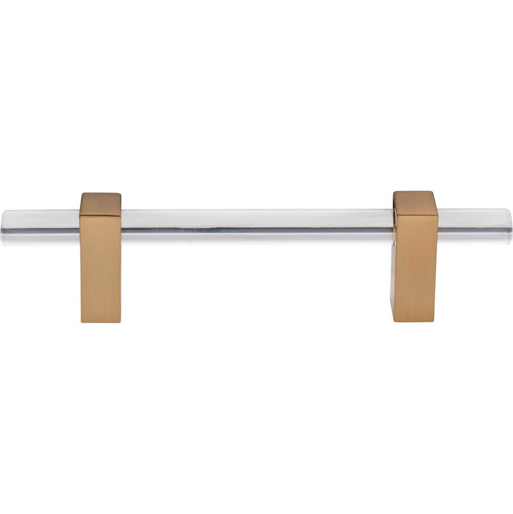 96 mm Center-to-Center Brushed Gold Spencer Cabinet Bar Pull