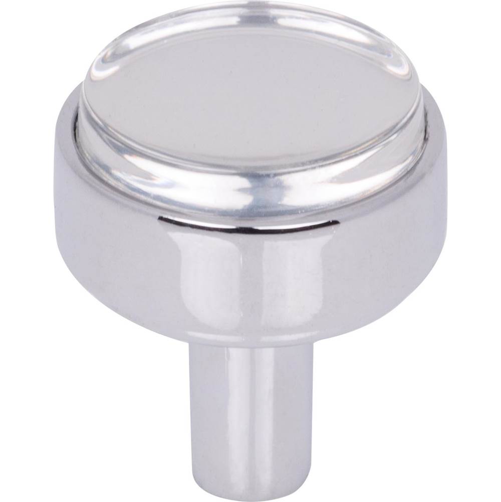 Jeffrey Alexander - 1-1/8'' Diameter Polished Chrome Carmen Cabinet Knob - Polished Chrome