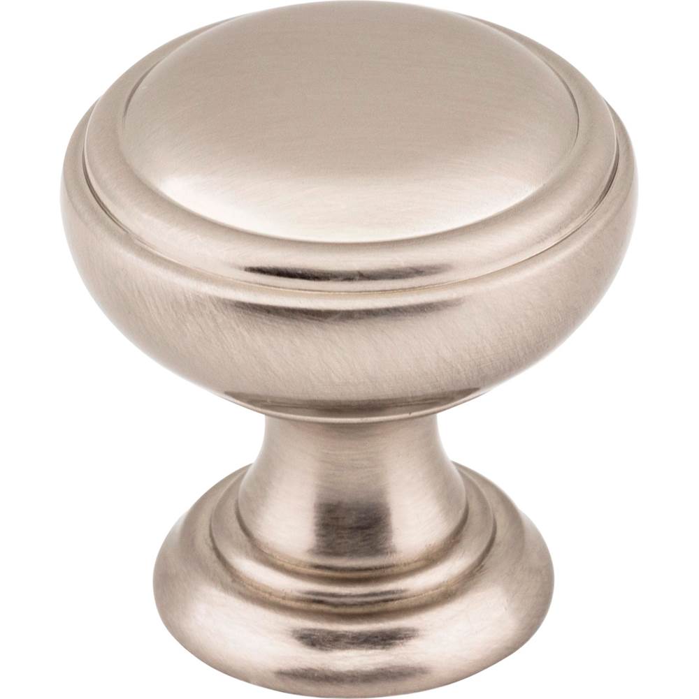 Jeffrey Alexander - 1-1/4'' Diameter Satin Nickel Tiffany Cabinet Knob - Satin Nickel